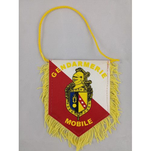 Mini fanion d'échange 8 x 12 cm avec franges et cordeliere