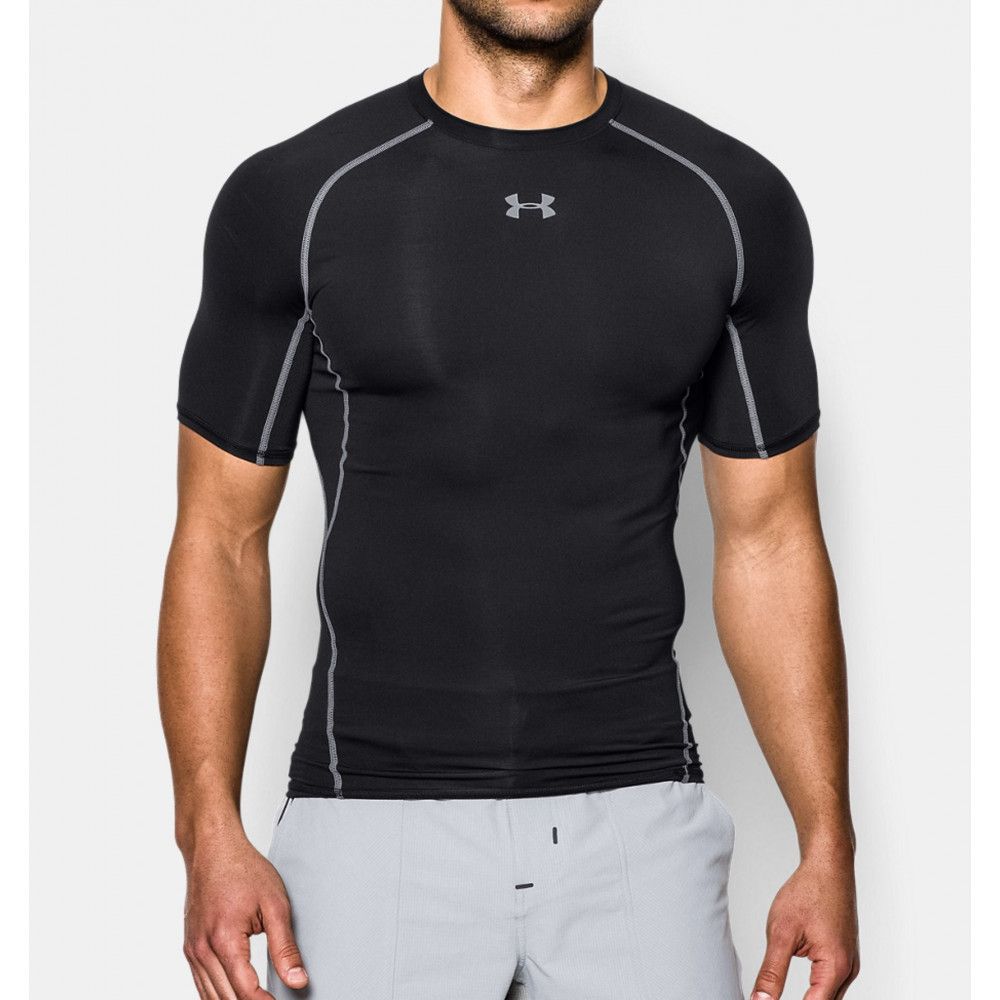 Tee-shirt Compression UA HeatGear® Armour à manches courtes pour homme