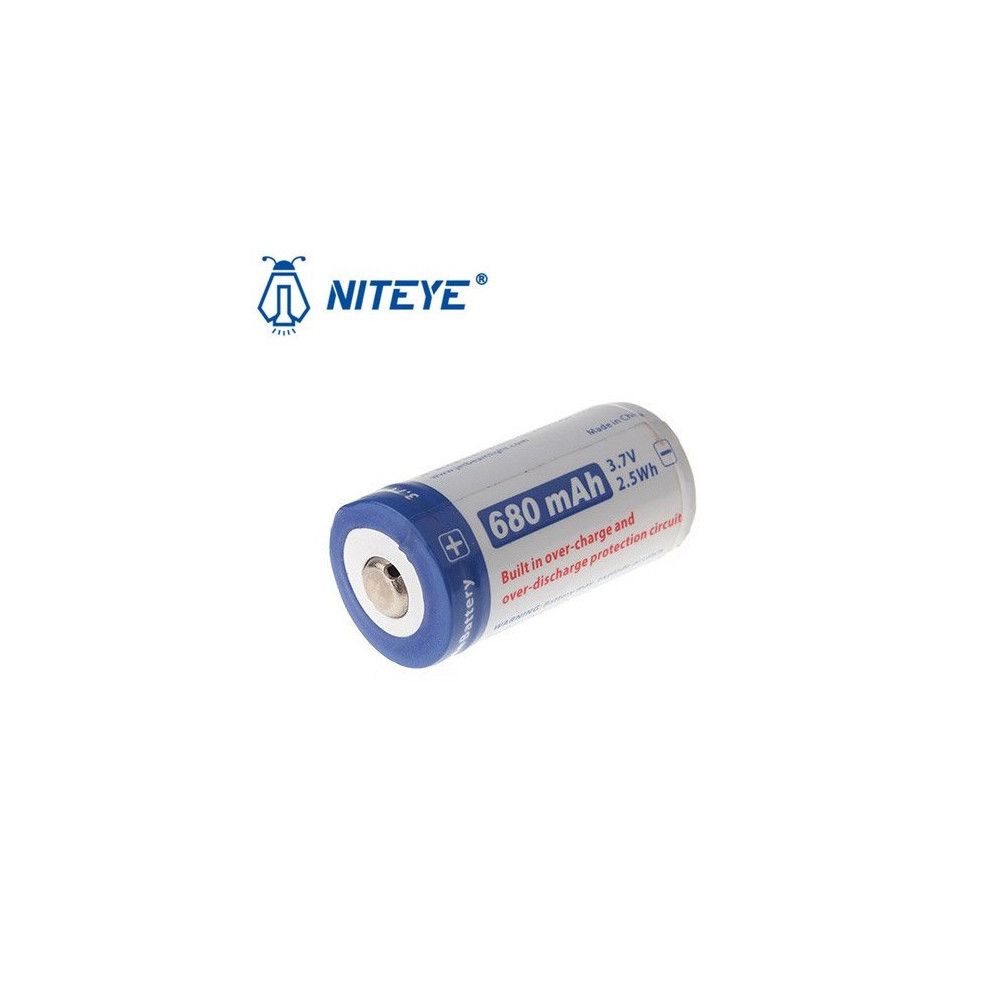Batterie Niteye 16340 680 mAh (RCR123)