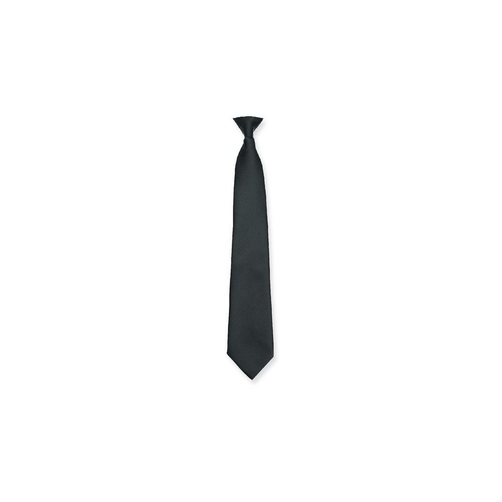 Cravate noire à clip