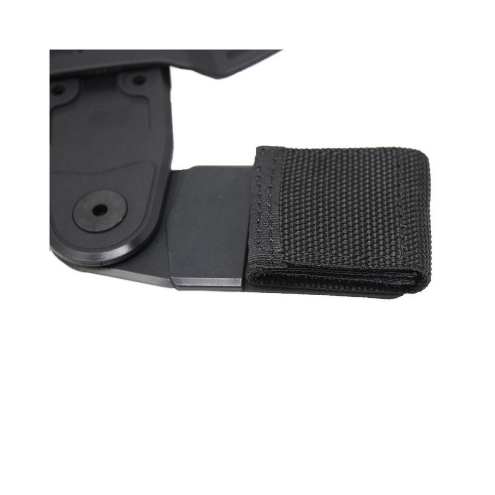 Plaque de cuise et holster molle ambidextre noir Defcon 5 - AMG Pro