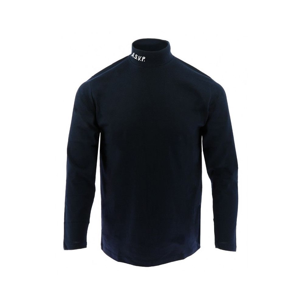 Sous-pull col montant broderie ASVP