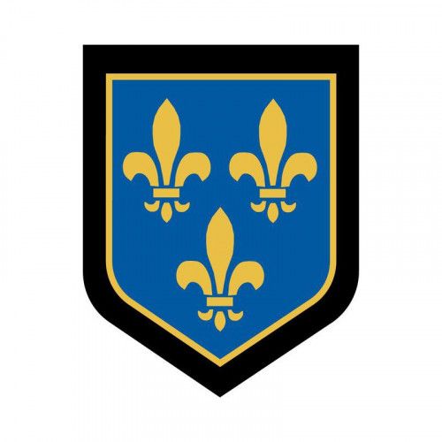  Ecusson de Bras Brode Gendarmerie Departementale Ile de france