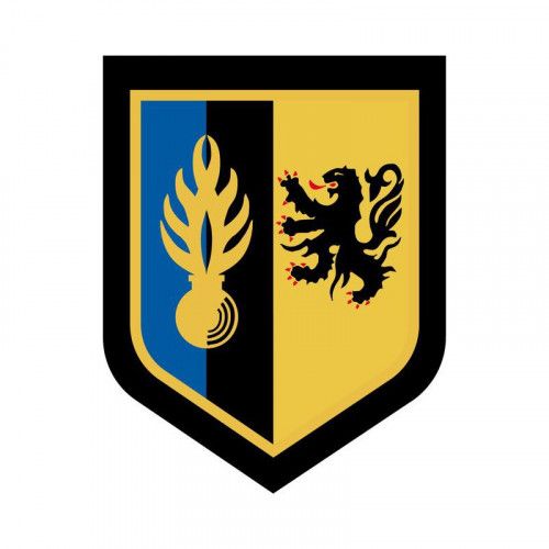 Ecusson de Bras Brode Zone de Defense de Lille