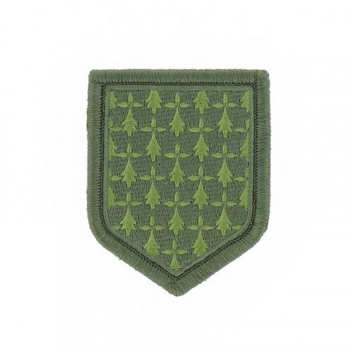 Ecusson de Bras Brode Gendarmerie Departemetale Bretagne Basse Visibilite Vert