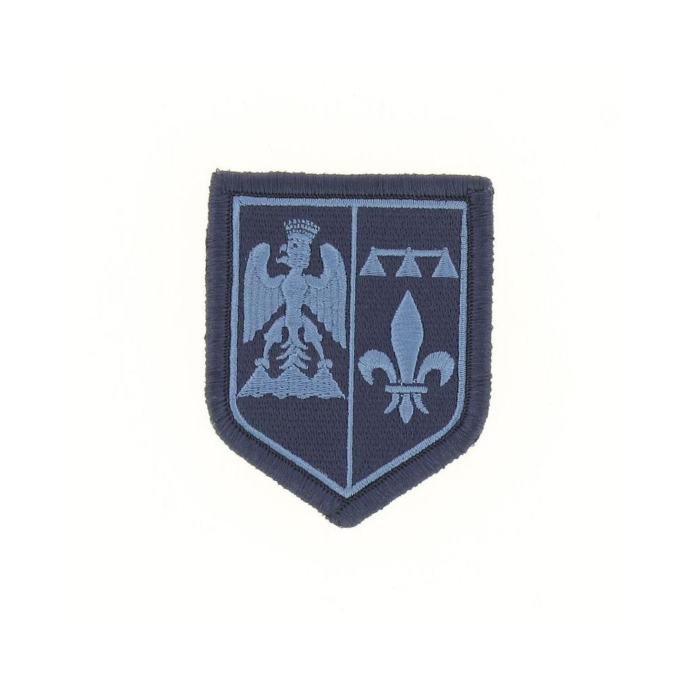 Ecusson de Bras Brode Gendarmerie Departemetale PACA Basse Visibilite Bleu