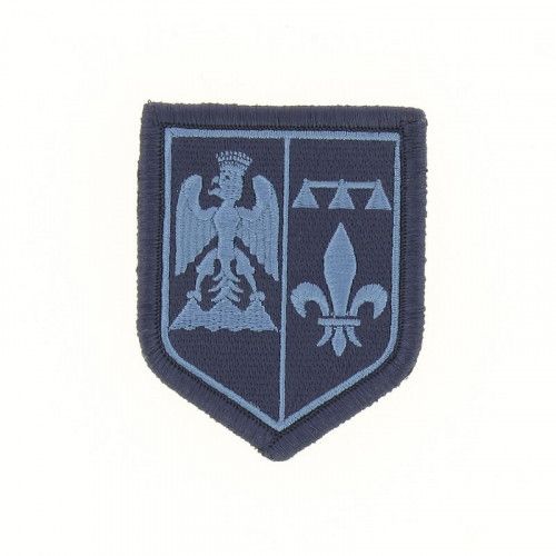 Ecusson de Bras Brode Gendarmerie Departemetale PACA Basse Visibilite Bleu