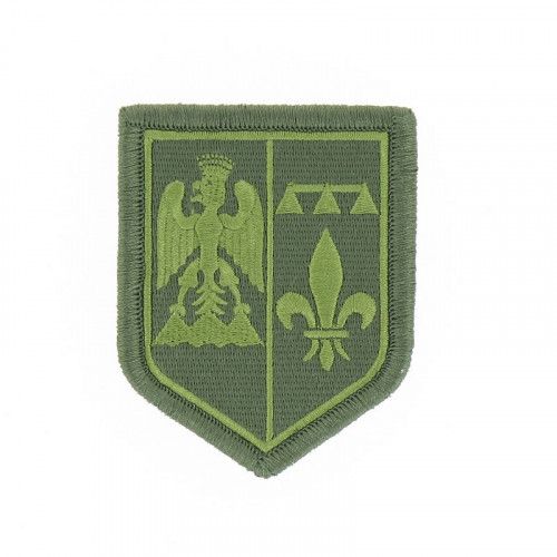 Ecusson de Bras Brode Gendarmerie Departemetale PACA Basse Visibilite Vert