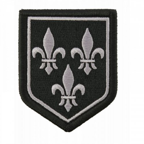 Ecusson de Bras Brode Gendarmerie Departementale Ile De France Basse Visibilité Noir