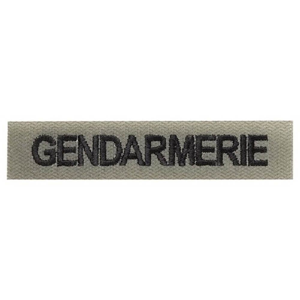 Bande patronymique Gendarmerie kaki