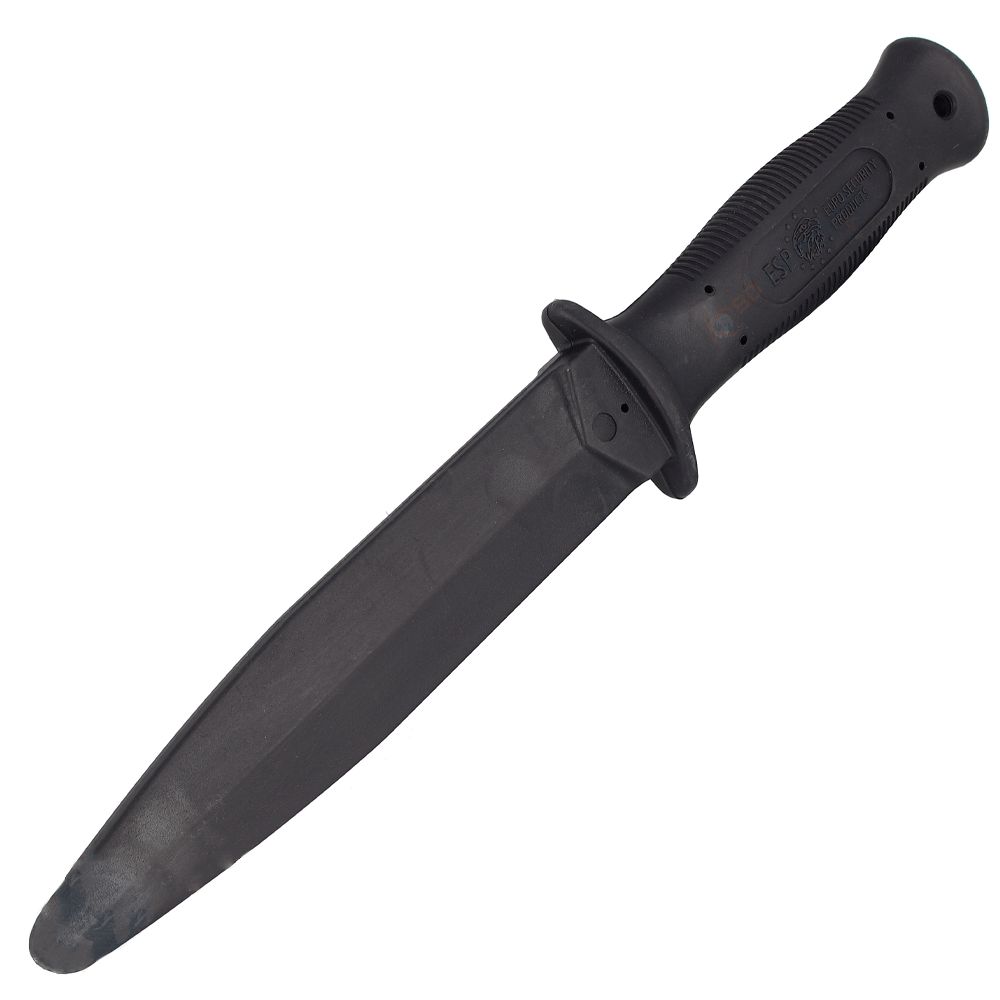 Couteau d'entrainement noir ESP - Rigide