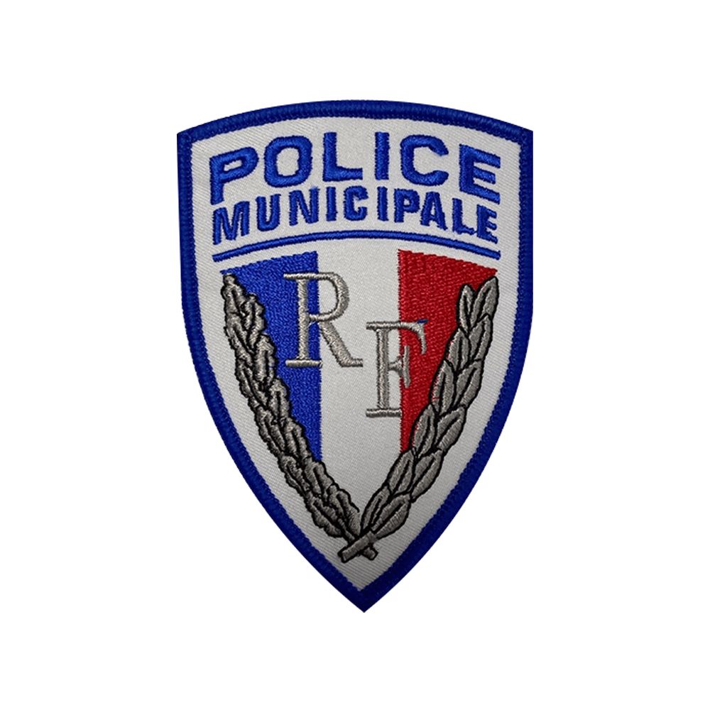 Ecusson de Bras brode Police Municipale RF