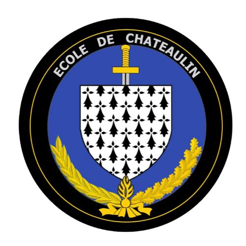 Ecusson de bras brodé Ecole de Gendarmerie Chateaulin