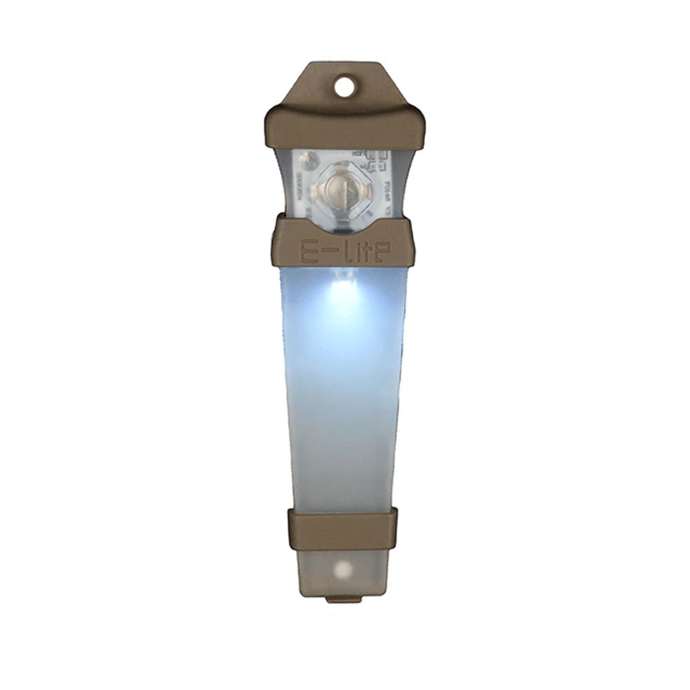 Lampe clignotante velcro E-Lite blanc- Defcon 5