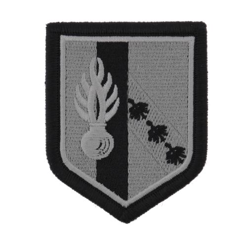 Ecusson de Bras Brode Zone de defense de Metz BV Noir
