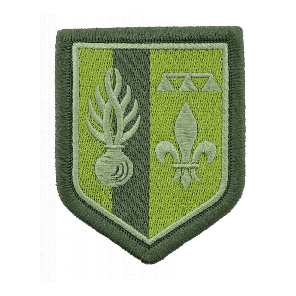 Ecusson de Bras Brode Zone de defense de Marseille BV Vert Ecusson de Bras Brode Zone de defense de Marseille BV Vert