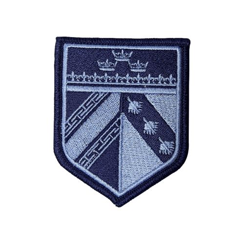 Ecusson de bras brode Alsace Champagne-Ardenne Lorraine basse visibilite bleu
