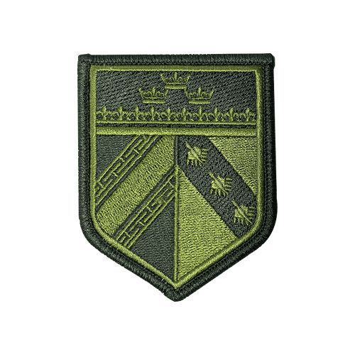 Ecusson de bras brode Alsace Champagne-Ardenne Lorraine basse visibilite vert