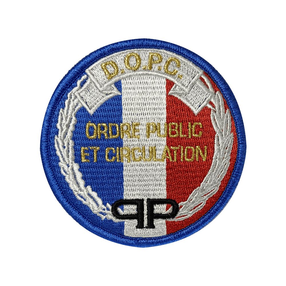 Ecusson brode DOPC Prefecture de Police 