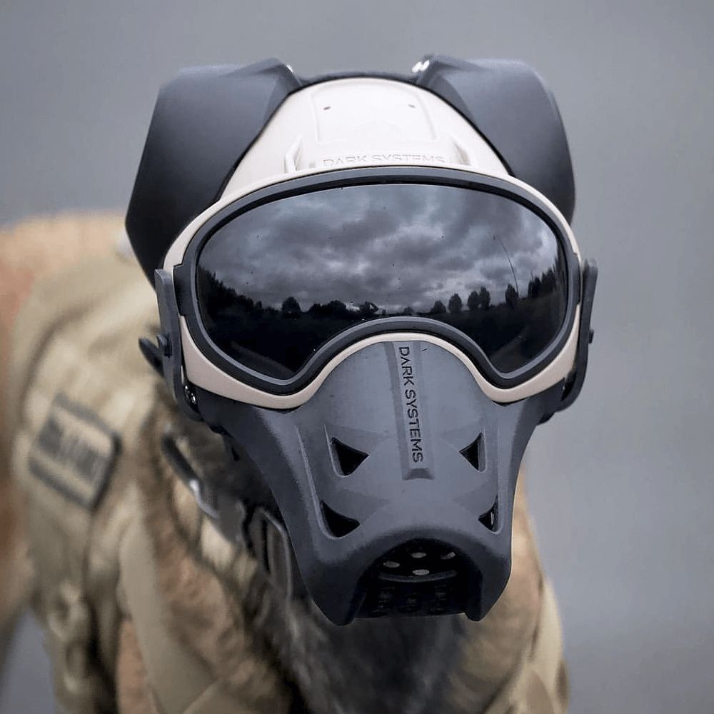 Casque pour chien modulable Tactical K9 Darkfighter - Dark Systems
