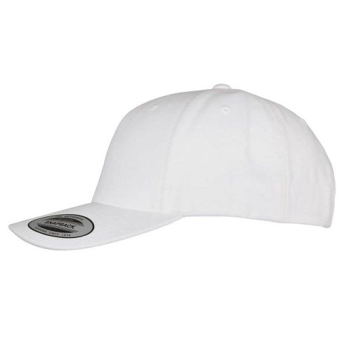 Casquette en laine 5 pans personnalisable blanc
