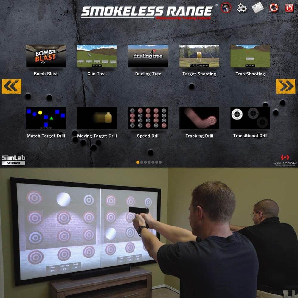 Simulateur Smokeless Range 2.0 - Laser Ammo