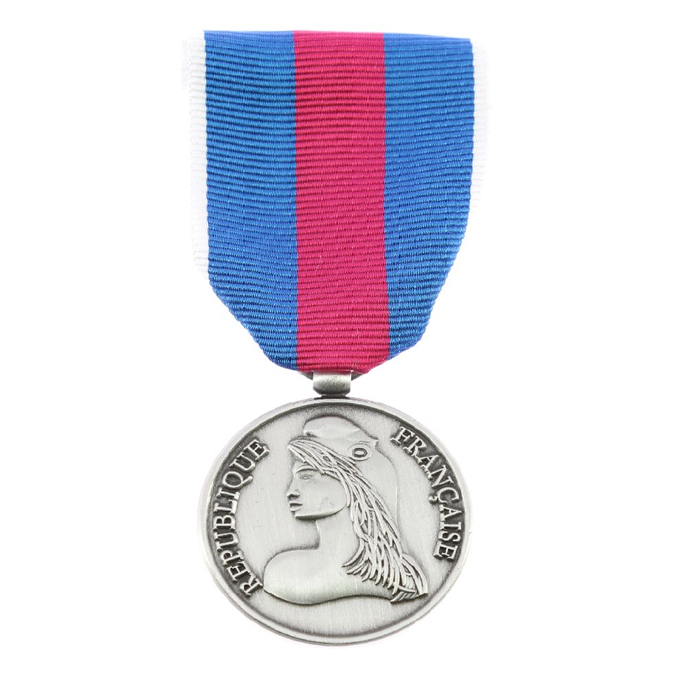 Medaille ordonnance Reserviste de la Defense et de la Securite Interieure Argent