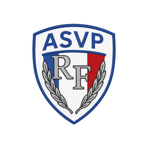 Ecusson de bras brodée ASVP