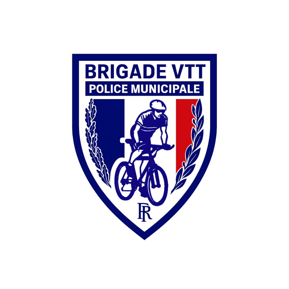 Ecusson de Bras PVC Police Municipale Brigade VTT Ecusson de Bras PVC Police Municipale Brigade VTT