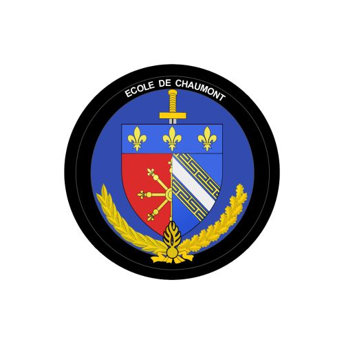 Ecusson de bras brodé Ecole de Gendarmerie Chaumont