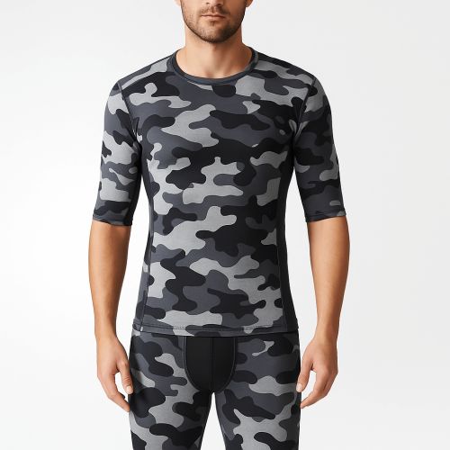 Tee-shirt Techfit manches courtes - Camouflée - Adidas