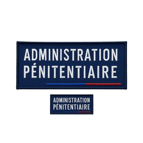 Jeu de bandes brodées Administration Pénitentiaire France