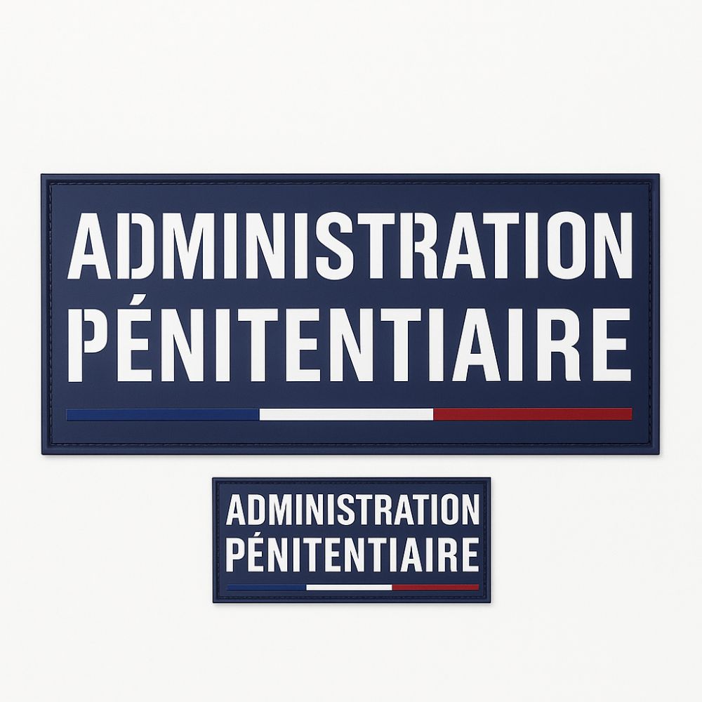 Jeu de bandes PVC Administration Pénitentiaire France pour Housse Tac Jeu de bandes PVC Administration Pénitentiaire France pour Housse Tac