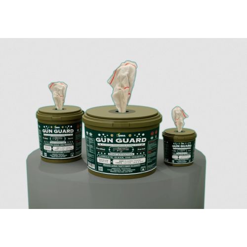Lingettes de nettoyage pour armes Gun Guard en pot - SMS Chemical