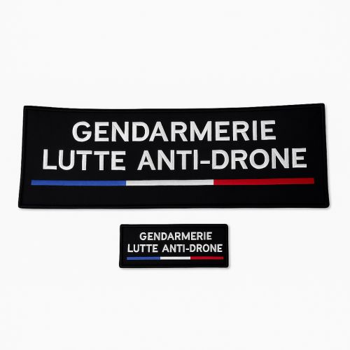 Jeu de bandes brodées Gendarmerie Lutte Anti Drone