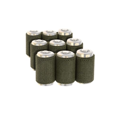 Pack de 3 supports de batterie AA - Coyote - ADN Tactical
