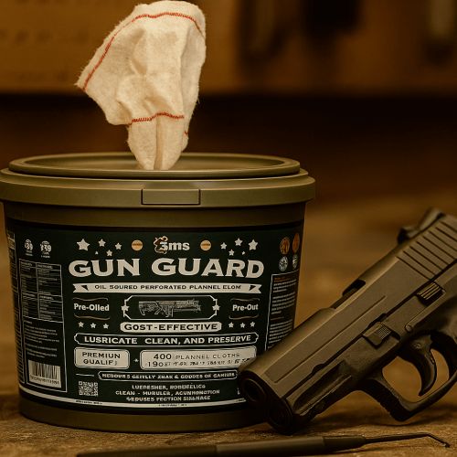 Lingettes de nettoyage pour armes Gun Guard en pots - SMS Chemical