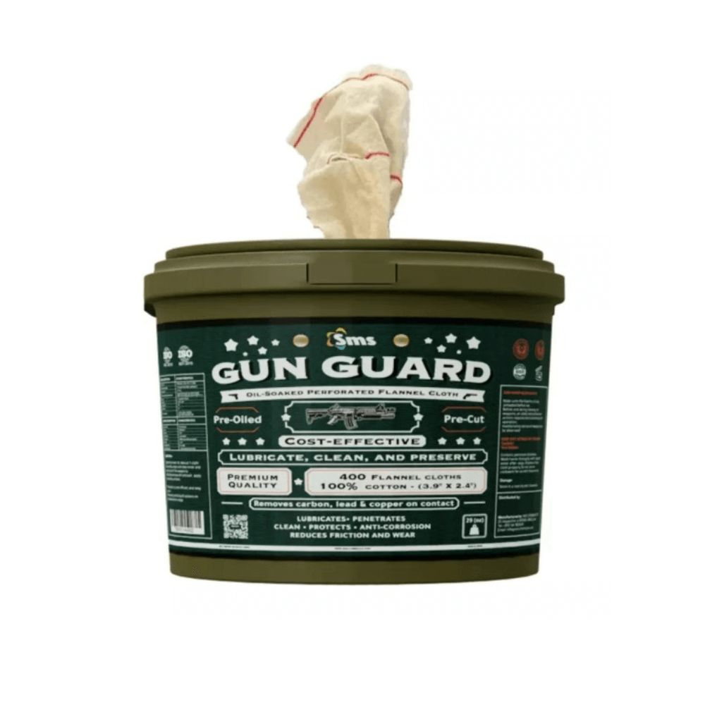 Lingettes de nettoyage pour armes Gun Guard en pots - SMS Chemical Lingettes de nettoyage pour armes Gun Guard en pots - SMS Chemical
