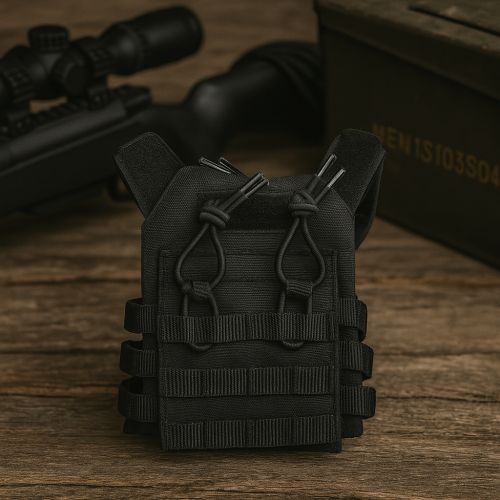 Mini veste MOLLE - Noir - ADN Tactical