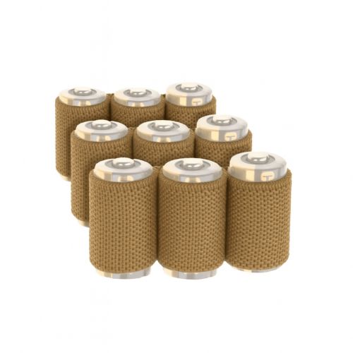 Pack de 3 supports de batterie AA - Coyote - ADN Tactical
