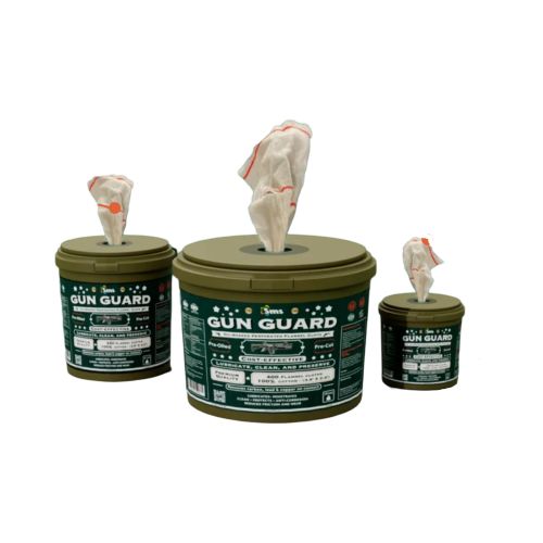 Lingettes de nettoyage pour armes Gun Guard en pots - SMS Chemical
