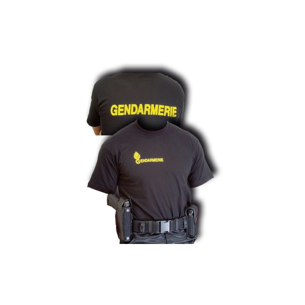 Tee-shirt noir Gendarmerie