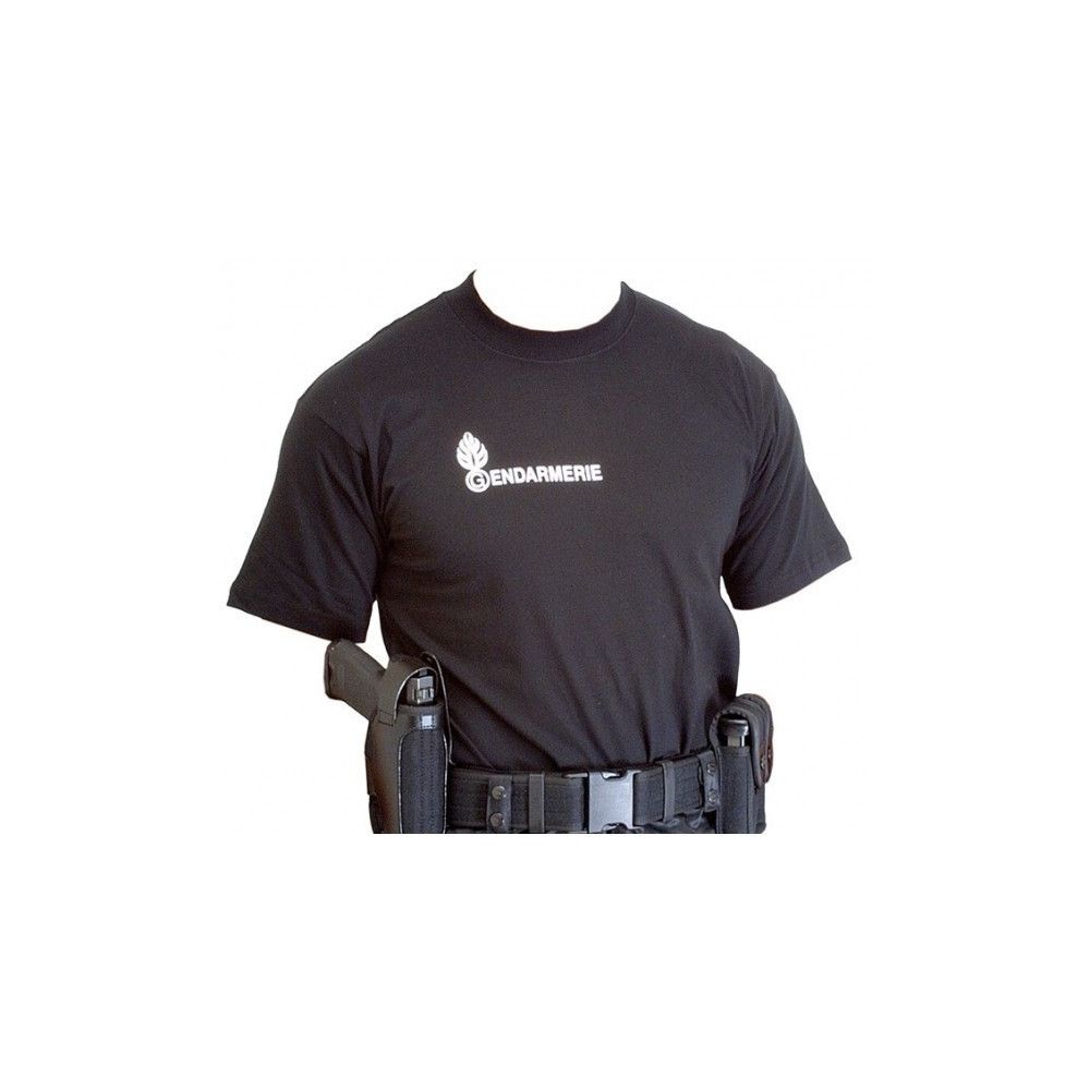 Tee-shirt noir Gendarmerie